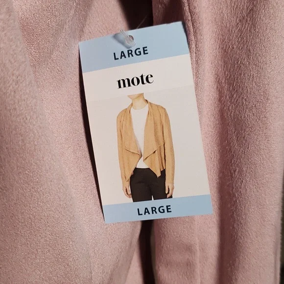 Mote pink faux suede jacket - Picture 3 of 6